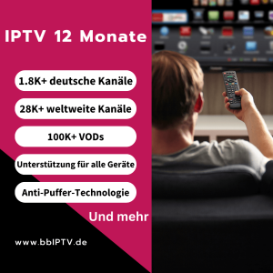 IPTV 12 Monate - Deutschland